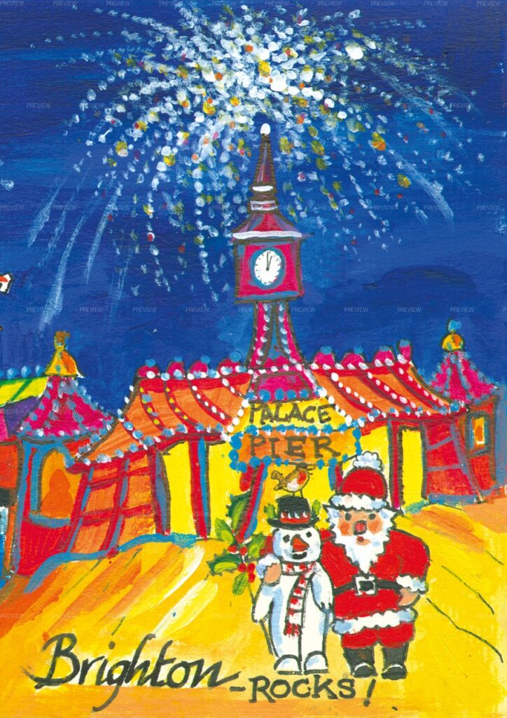 Brighton Rocks! The Pier, Digital Card Download
